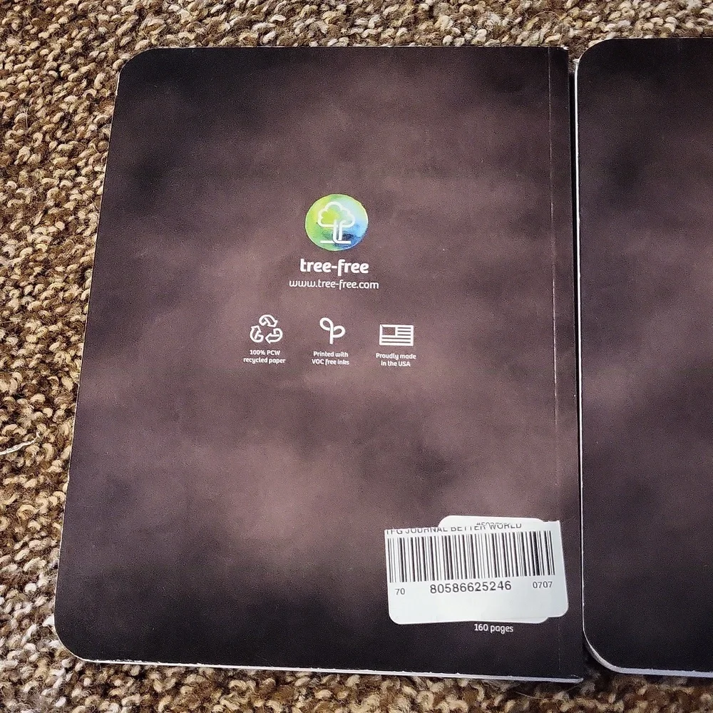 Tree Free Heart Design Notebooks